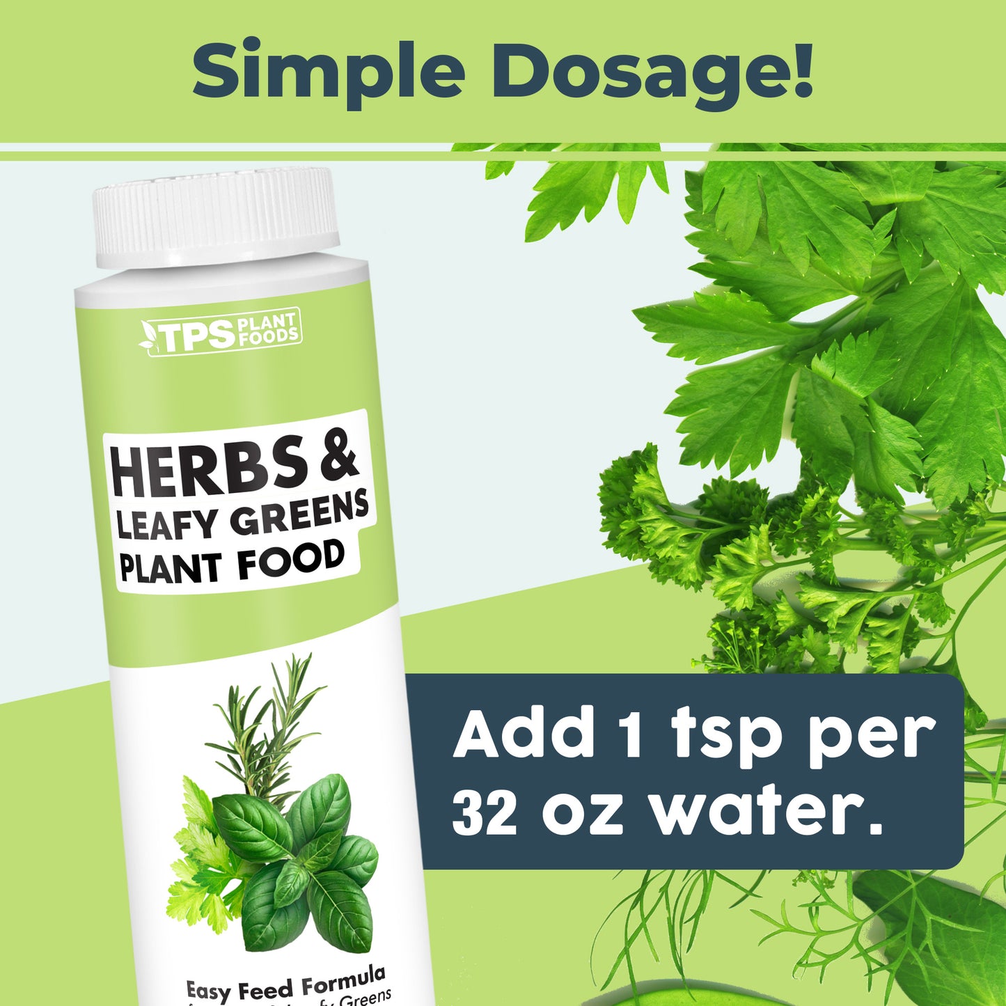 Herbs and Leafy Greens Plant Food