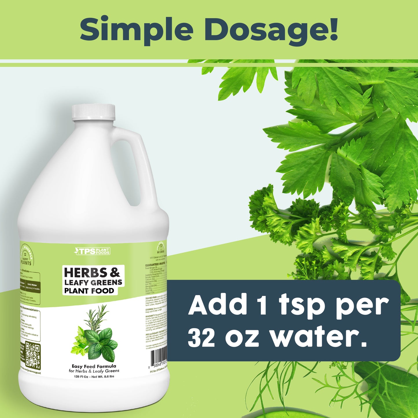 Herbs and Leafy Greens Plant Food